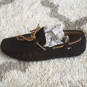 Phat Classics brown boat loafers